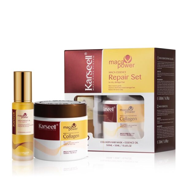 Set de Tratamiento Capilar Karsell Collagen con Mascarilla